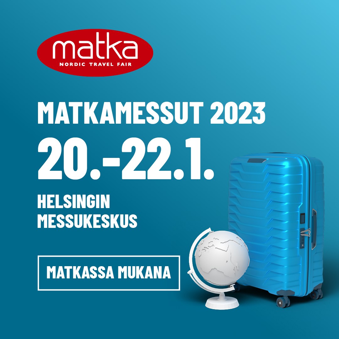 Pohjois-Euroopan suurin matkailualan tapahtuma Matkamessut järjestetään Helsingin Messukeskuksessa 20.-22.1.2023! 🌏✨ Visit Turku on myös mukana messuilla, ja löydät meidät osastolta 6n48-1. Lue lisää Matkamessuista täältä matka.messukeskus.com