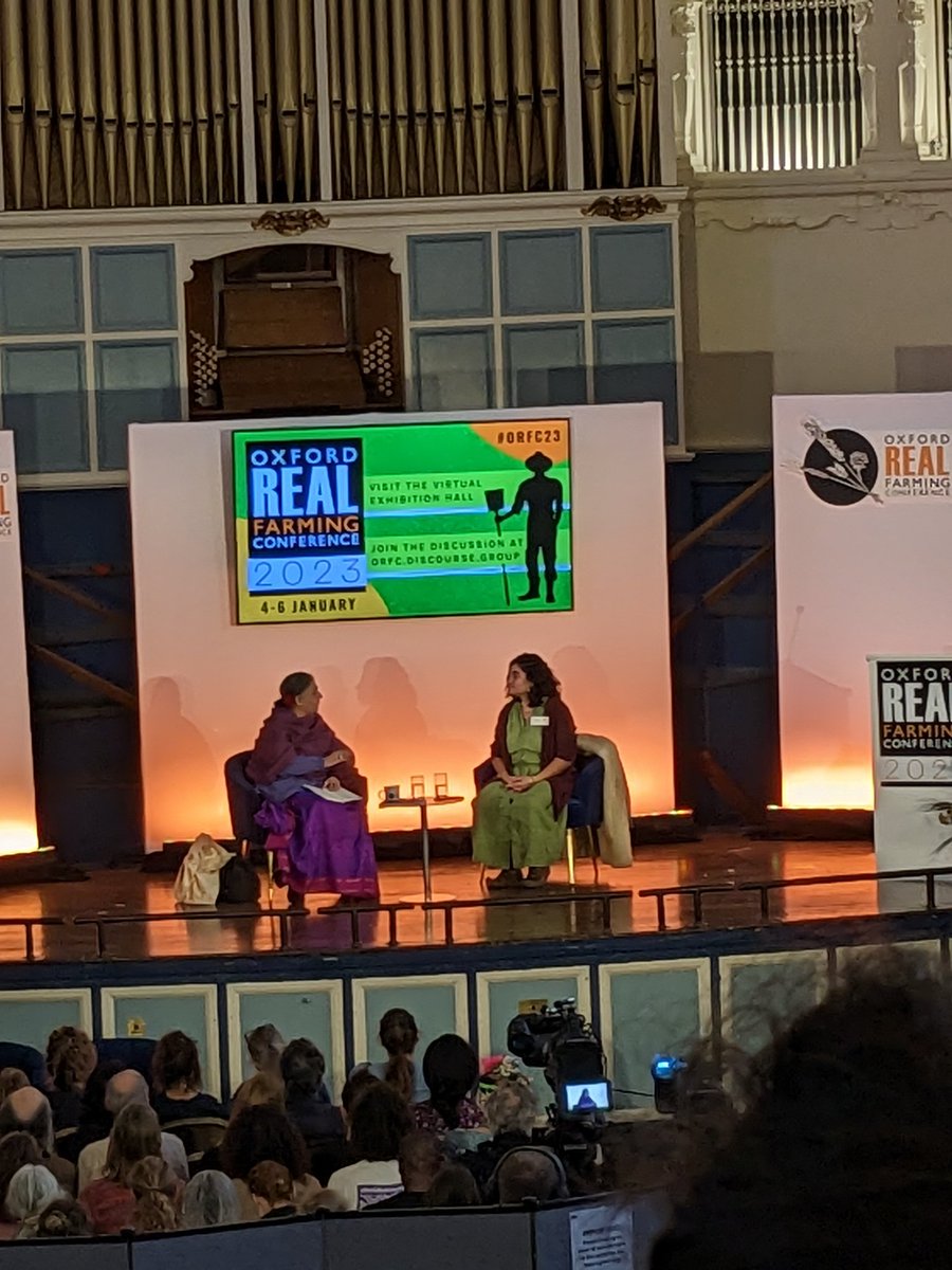 Listening to @drvandanashiva @ORFC #soil #soilvoices #ORFC23 #ORFC2023