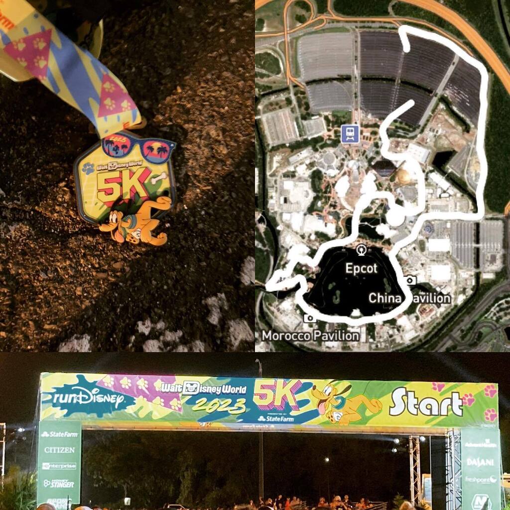 INTERCOT's tweet photo. A totally rad 5k complete.
#LivefromDisney #rundisney #LivefromWaltDisneyWorld #WaltDisneyWorld #WDW https://t.co/YMAbxESOcF https://t.co/FPjpdJylJO