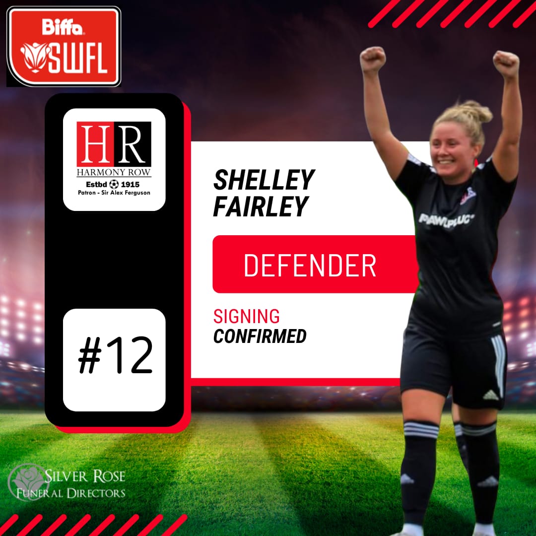 harmonyrowwfc's tweet photo. 𝗡𝗘𝗪 𝗦𝗜𝗚𝗡𝗜𝗡𝗚 - 𝘋𝘦𝘧𝘦𝘯𝘥𝘦𝘳

Returning again for her 3rd season Shelley comes in strong. Mostly in defence but nothing stops her creeping up the park to fill in. 

Shelley brings a lot of fun and experience on and off the pitch and we are so grateful for you ❤️🖤 https://t.co/RqGM6uRIKu