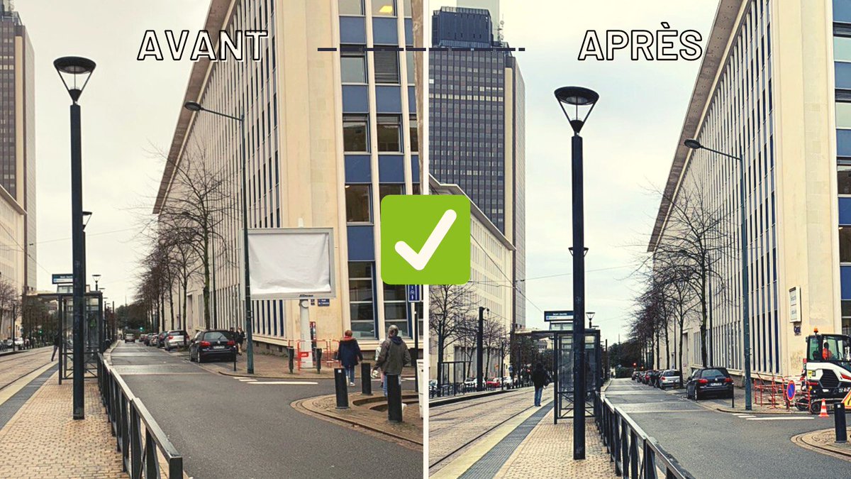 ElusEcoloNantes's tweet photo. ✅ On l’a dit, on la fait !
120 panneaux pub ont été retirés cette nuit à @NantesMetropole, pour libérer l'espace public et le rendre au bien commun.
Et ce n’est qu’un début ➡️ le #RLPm permettra de supprimer 1000 panneaux d’ici 2 ans dans la métropole, dont ceux près des écoles https://t.co/3CvPEkLmTv