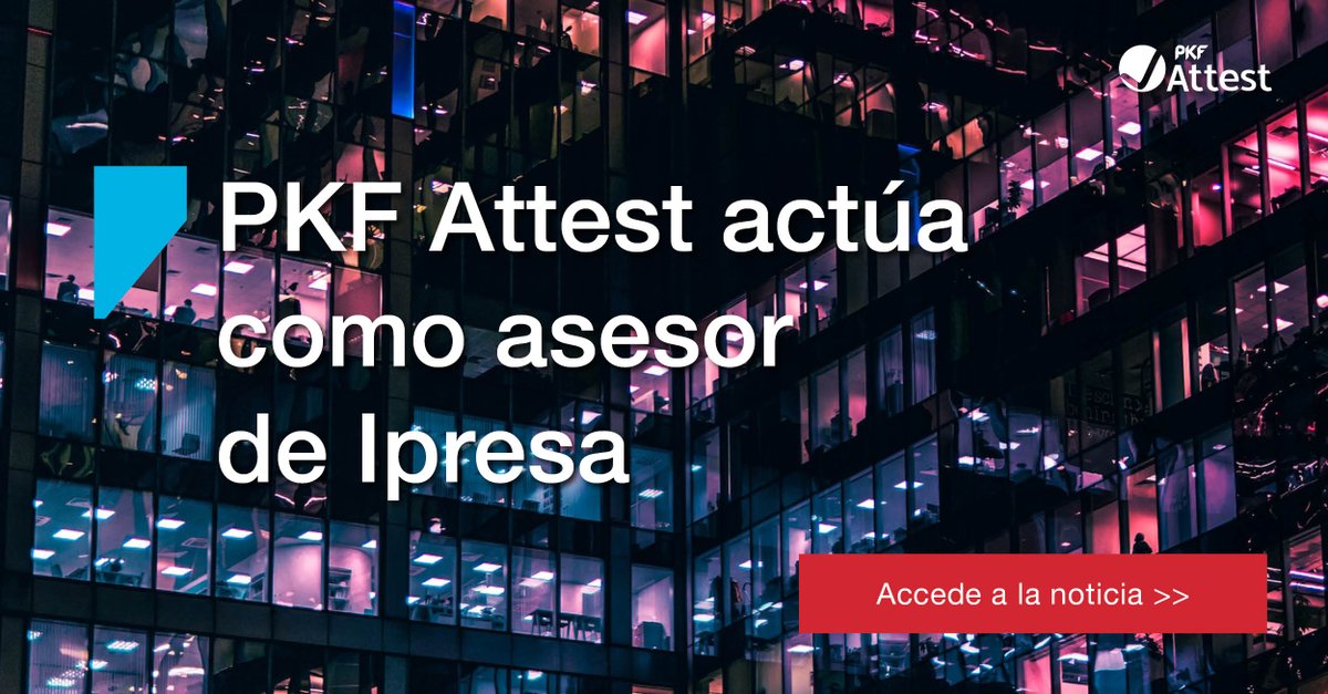 🤝🏻PKF Attest ha actuado como asesor de Ipresa en la venta de una participación mayoritaria de la compañía a FIATC Seguros

Conoce los detalles de la operación👇🏻
pkf-attest.es/noticias/pkf-a…