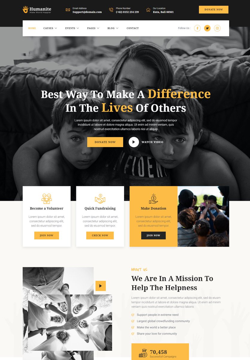WebflowSquard's tweet image. It is a charity website, anyone can donate here.

Charity Website Template 

Website Platform: SquareSpace

Have a project in mind? Set up a free consultation: 

upwork.com/freelancers/mi…

#SquareSpace
#SquareSpacecms
#SquareSpacedesign
#SquareSpacewebsite
#webdesign
#websitedesign