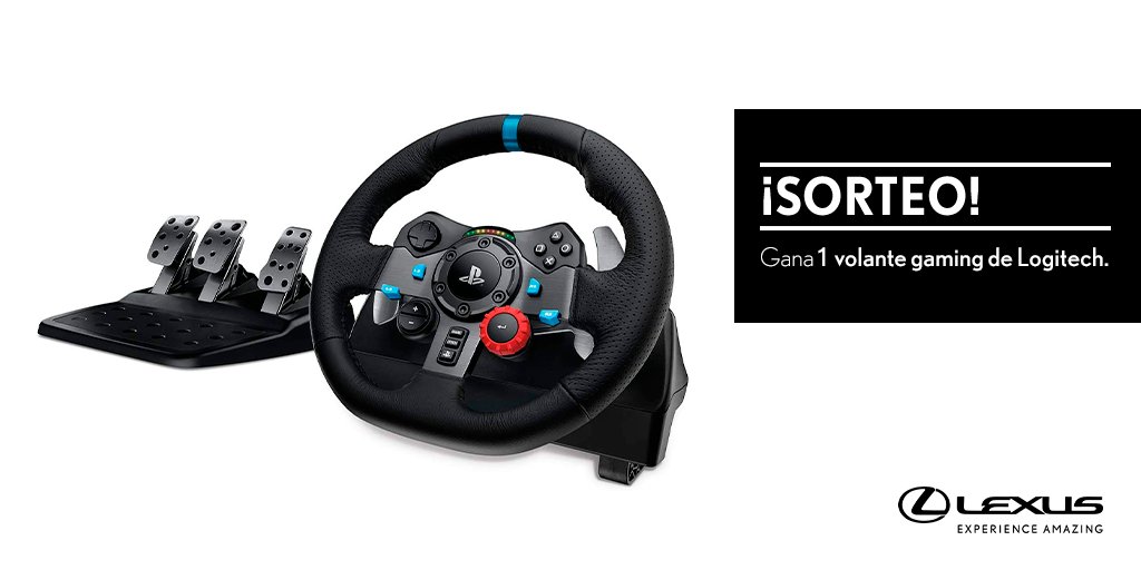 SORTEO | Haz RT y consigue un volante gaming de Logitech de #LexusUtility Bases Legales: bit.ly/3VMtykD