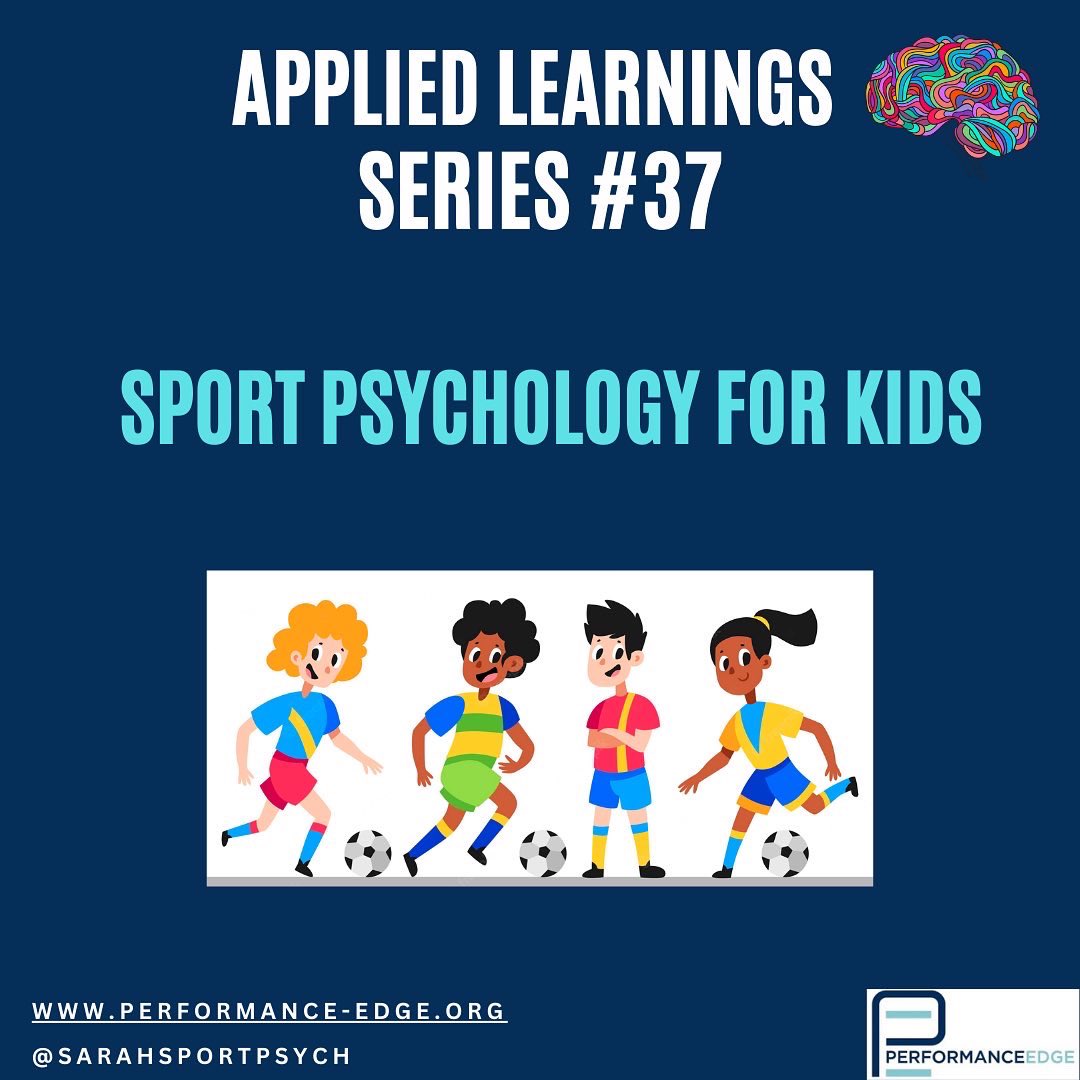 Sarahsportpsych's tweet photo. WEEK 38 Applied Learning Series
Working with young athletes
⚽️Much of my applied practice over the years has been with young athletes undergoing adolescent brain development, sounds like fun doesn’t it?! Read on to find out why it’s actually is!
#appliedpractice #workwithkids https://t.co/Z1JDWoIZPk