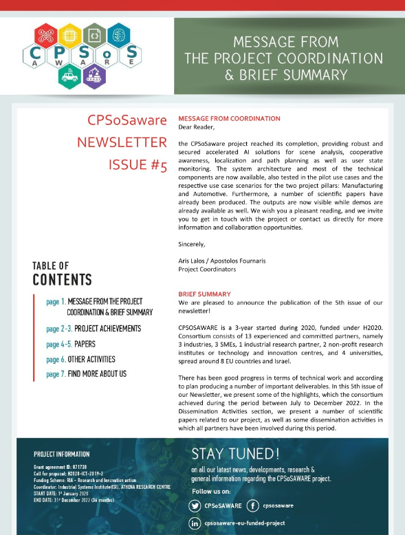 CPSOSAWARE EU funded project tweet media