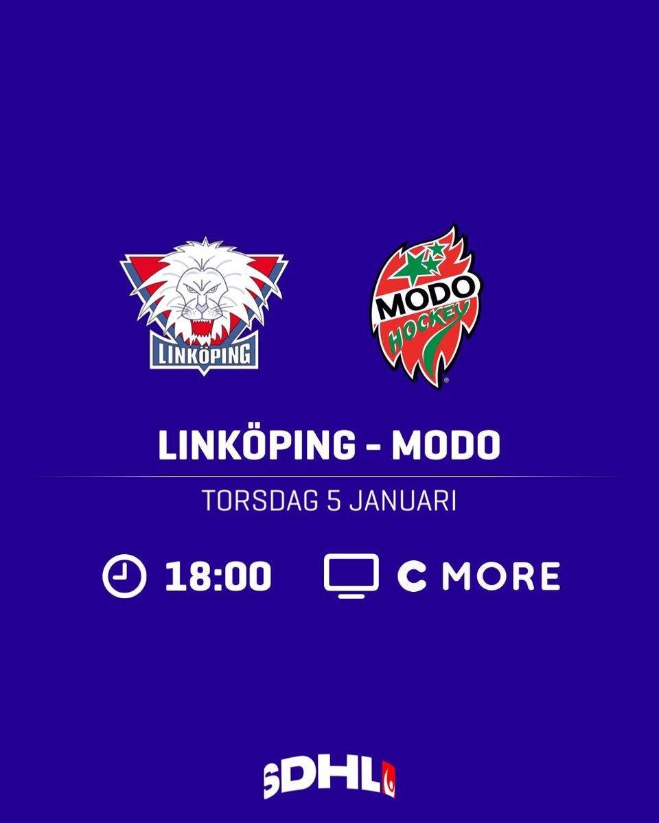 SDHLse's tweet photo. I kväll spelas de första matcherna under 2023. Vilken ser du mest framemot?🏒💥
#twittpuck #SDHL #svssdhl #ishockey #LHCMODO #DIFLHFMSSK #AIKSDE https://t.co/zINJnnjxGT