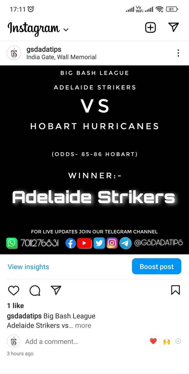 gsdadatips's tweet photo. #HHvAS #HHvsAS #ASvHH #ASvsHH #HobartHurricanes #AdelaideStrikers
#BigBashLeague #BBL #BBL2022 #BBLt20 #BigBash #BBL12 #BBL22 #BigBash22 #BBLTipster #BBLTipper #T20
#IPL #PSL #LPL #CPL #Tipper #Tipster #Betting #CricketTipper #CricketTipster #BettingTips #Jackpot #MatchPrediction https://t.co/Q6m0sj1hUs