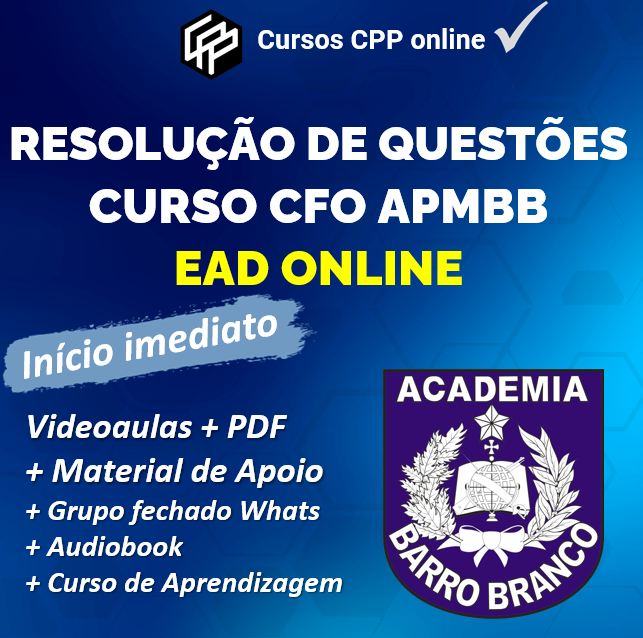 cursosCPP's tweet photo. TESTE SEUS CONHECIMENTOS E APRENDA MAIS COM O CURSO DE RESOLUÇÃO DE QUESTÕES CFO

Um curso direcionado aos candidatos que prestarão o concurso do Barro Branco antes da grande mudança.
Esteja preparado agora com nosso curso de resolução de questões.

Chama no Direct ou link na https://t.co/HEIlEpfVPA