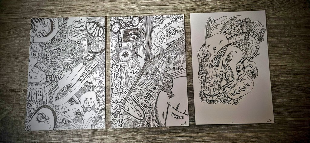 左から順に描いてます→→→
#illustration #illustrationart #ペン画
