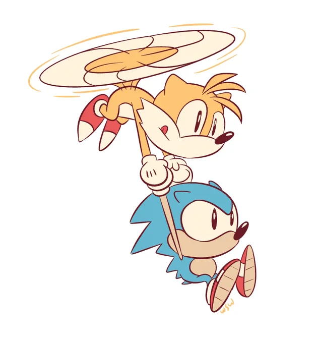 doodles of some Sonics 