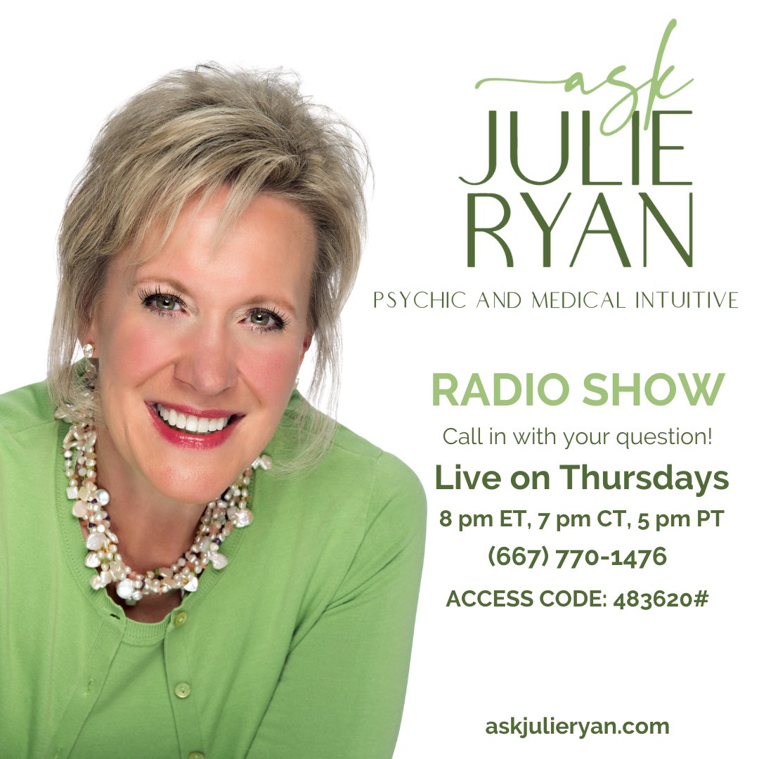 Call in tonight to get your question answered! 📞🥰 Live stream from link on askjulieryan.com.
