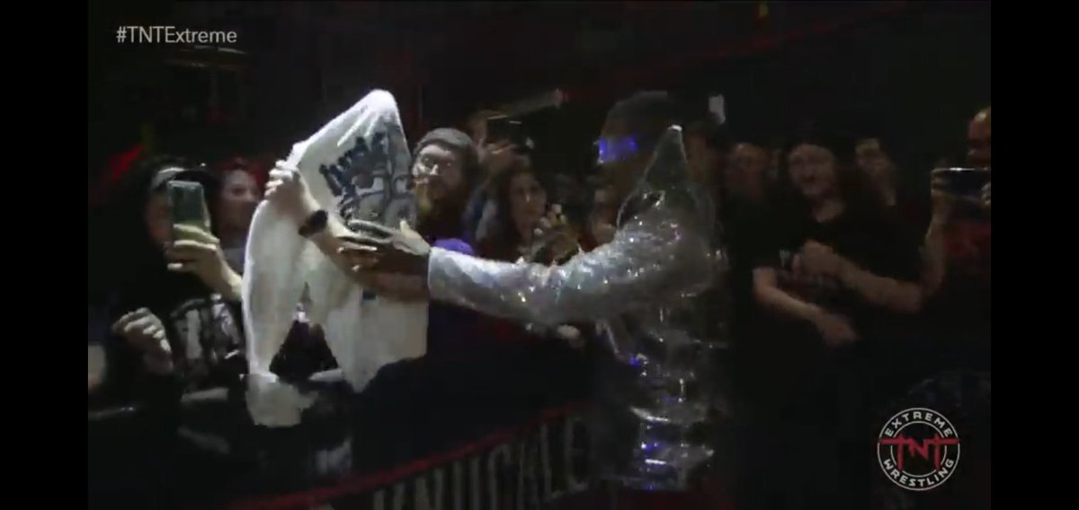 danielkall3's tweet photo. Happy birthday to the #lyricaldragon @DEREISS_ not got a pic together just yet so here's a screenshot from @TNTExtremeWres #supremeextreme on @FiteTV https://t.co/h7MM3WmI66