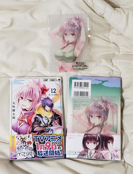 『あやかしトライアングル』最新第12巻ゲットしてきました!
正月あたりから忙しくて気付くのが遅れてしまい、発売日からだいぶ経ってたので焦りました😓
何件か店回って運良く少し残ってたのを確保できました👍
#矢吹健太朗 #あやトラ #ToLOVEる 