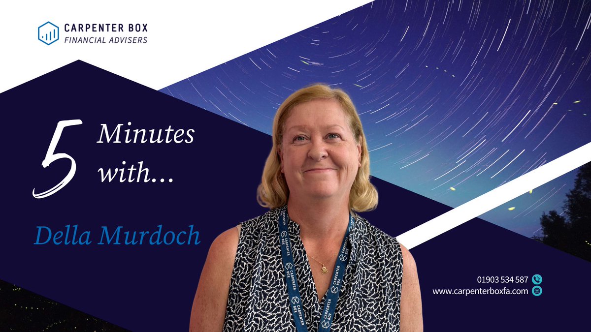 cbfadvisers's tweet photo. We're kicking off #2023 by restarting our ‘5 minutes with…’ series, where we get to know members of our great team. This week, we've taken some time out to meet Sales Support, Della Murdoch.

Click the link below to find out more about Della: https://t.co/KLZfYd2Cd9 https://t.co/WYsTlnLvn4