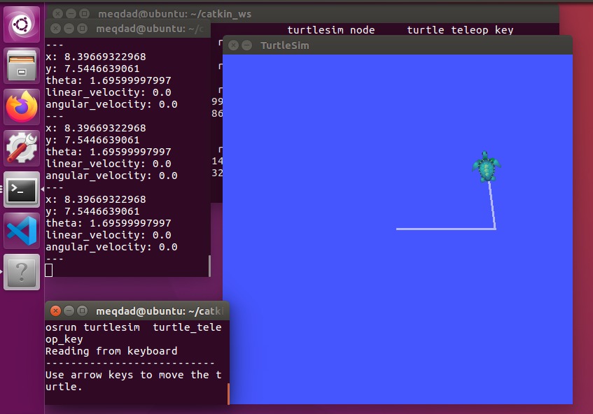 MeqdadDev's tweet photo. When I find myself having some short breaks at the work, I play around with Turtle node in ROS. 😂
#work #robotics #ros #ubuntu #robot #turtle #turtlesim #simulation #python #rosnodes #rosturtle #linux #games https://t.co/gWkqcsOcqG