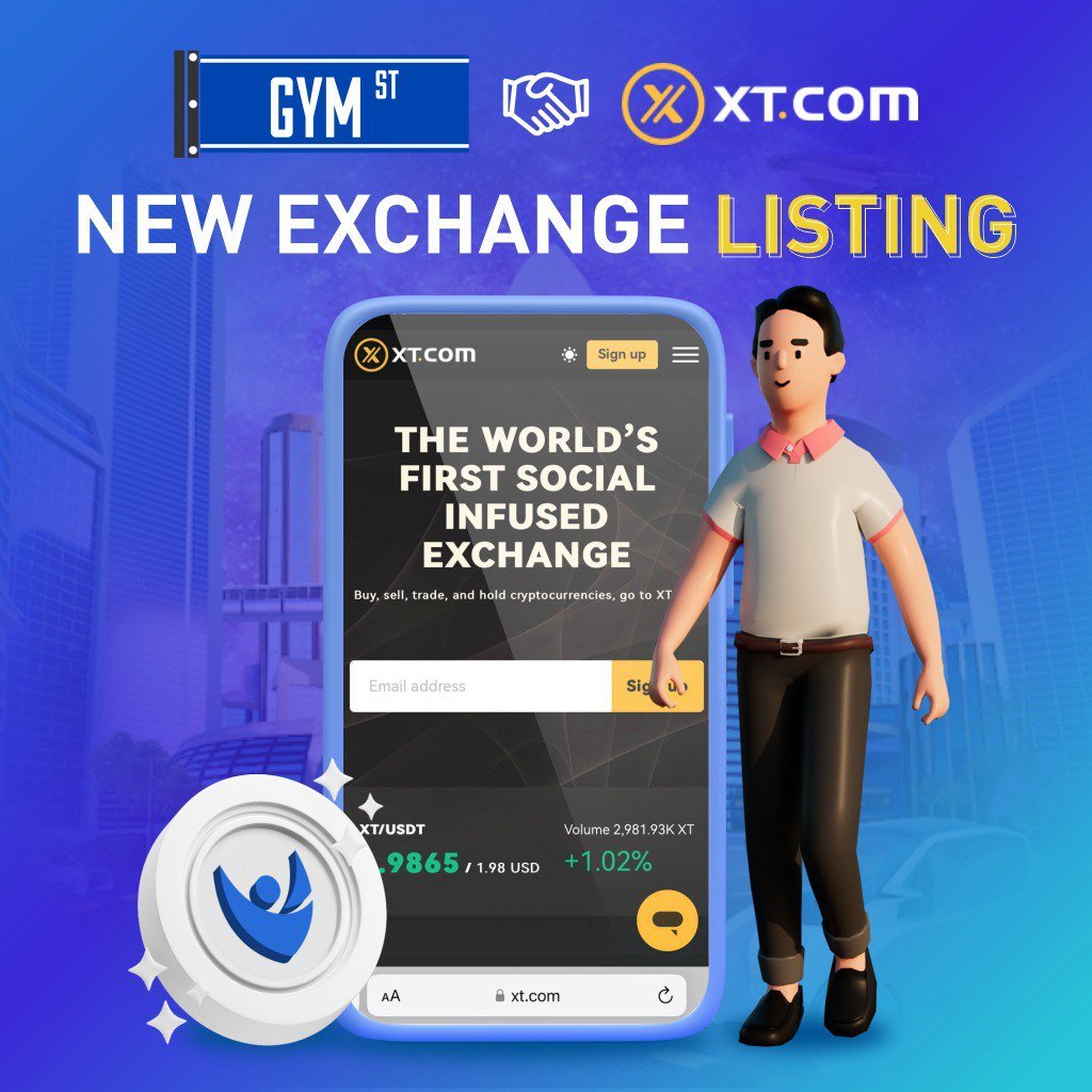 🤝 A new partner is joining the GymStreet Metaverse!

🗓️ GYMNET will soon be listed on <a href="/XTexchange/">XT Exchange 🚀 #BeyondTrade</a> in this sequence:

Deposits: 9 Jan 2023, 8:00 UTC
Trading: 10 Jan 2023, 8:00 UTC
Withdrawals: 11 Jan 2023, 8:00 UTC

#BSC #GYMNET #DEFI #cryptocommunity  #XTexchange #listing