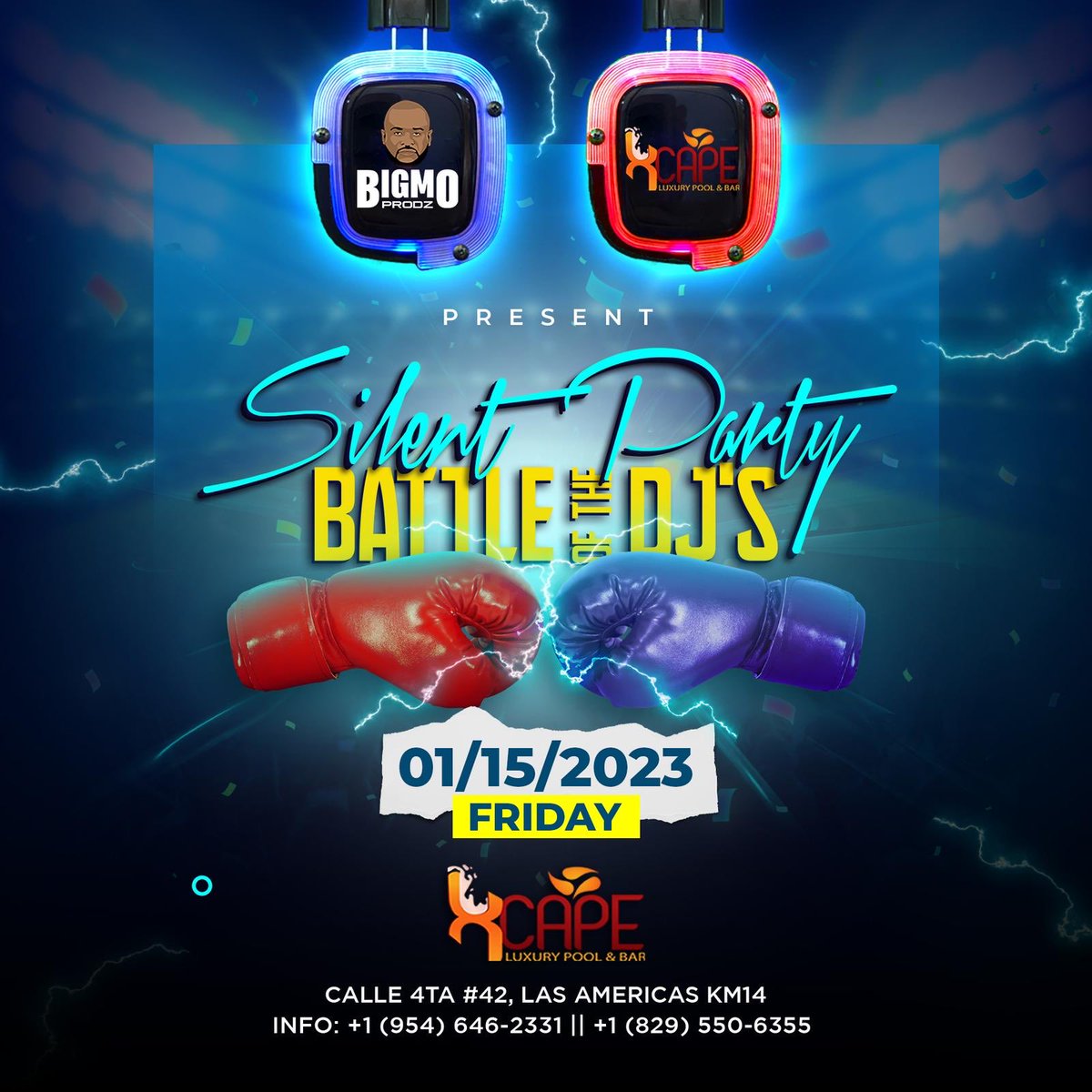 Xcape luxury pool & bar tweet media