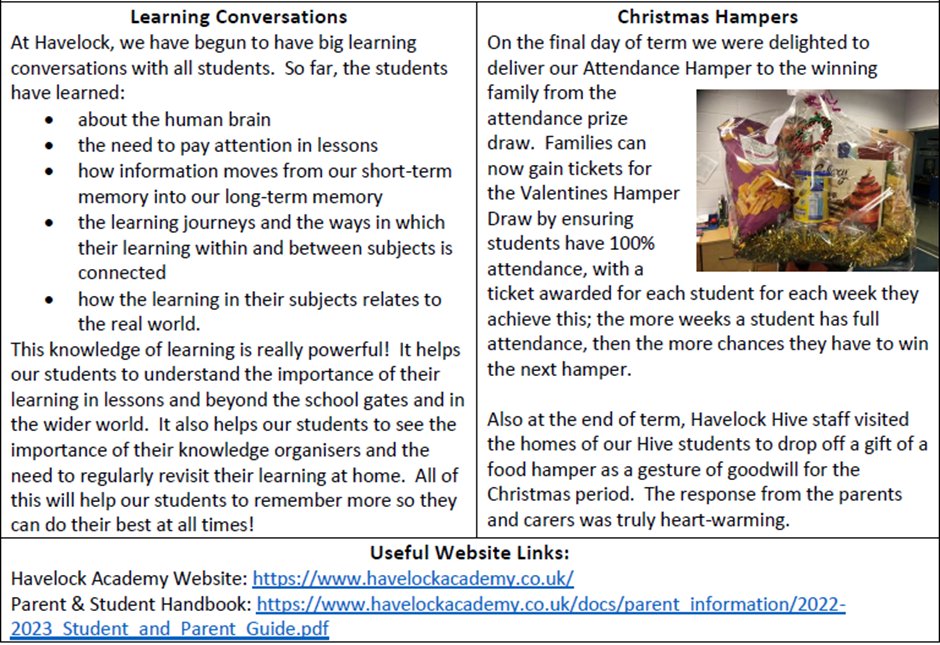 HavelockAcademy's tweet photo. Extracts from our latest Newsletter. See our website for the full version. #TeamHavelock https://t.co/whJqI2kXaj