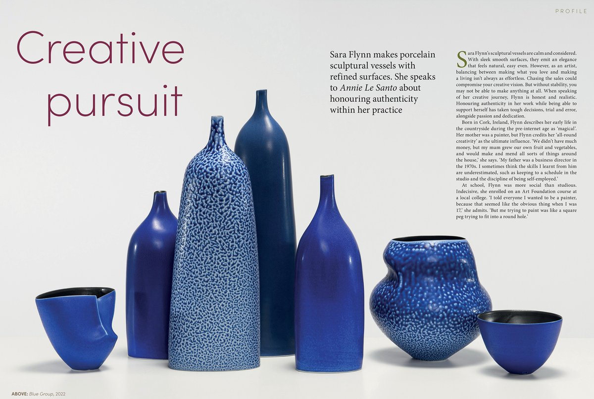 Erskine, Hall & Coe (@erskinehallcoe) on Twitter photo So delighted to read the iluminating article on the career of Sara Flynn, written by Annie Le Santo in the current edition of Ceramic Review (Jan/Feb 2023) <a href="/saraflynn/">sara flynn</a> <a href="/ceramicreview/">Ceramic Review</a>
More info: ehc.art/news/sara-flyn… So delighted to read the iluminating article on the career of Sara Flynn, written by Annie Le Santo in the current edition of Ceramic Review (Jan/Feb 2023) <a href="/saraflynn/">sara flynn</a> <a href="/ceramicreview/">Ceramic Review</a>
More info: ehc.art/news/sara-flyn…