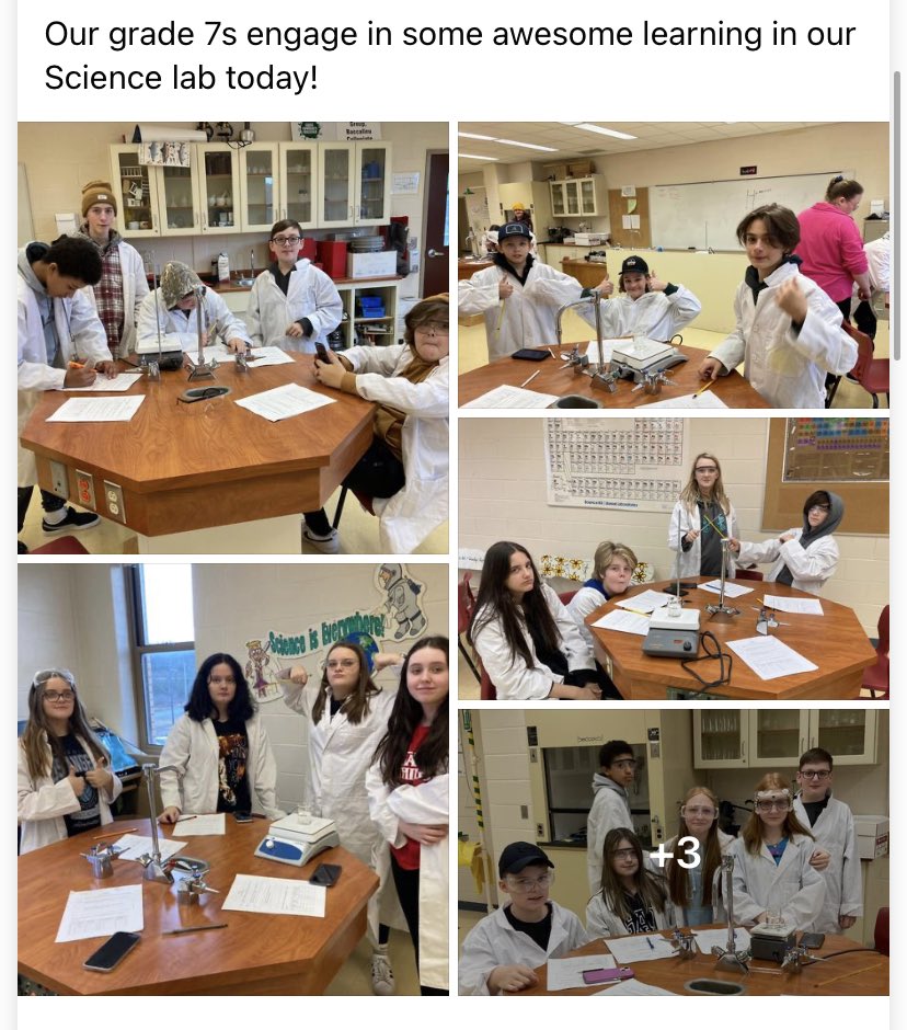 Grade 7 Lab time with ⁦<a href="/mssheppard_/">Sarah Sheppard</a>⁩ ⁦<a href="/NLESDCA/">NLESD</a>⁩