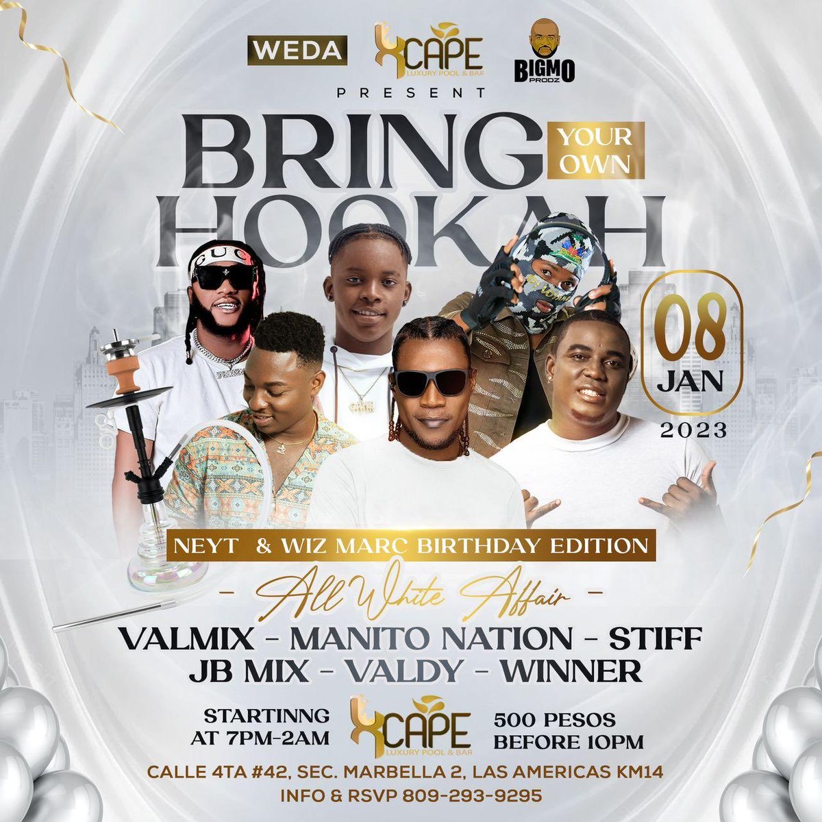 Xcape luxury pool & bar tweet media