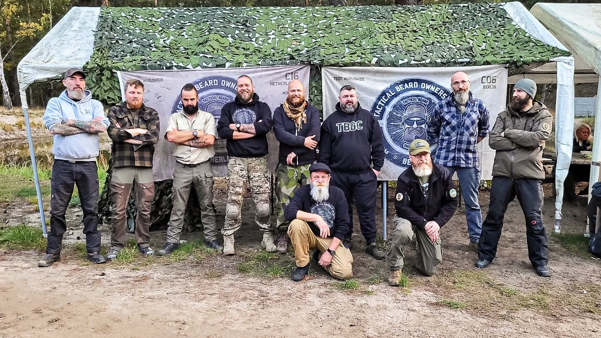 TBOC_Worldwide's tweet photo. What better way to enjoy your brothers’ company than by #shooting at a #dynamicshooting event? #TBOC #brothers from the #Netherlands 🇳🇱 and #Germany 🇩🇪 at a #rangeday in #Poland 🇵🇱. #tacticalbeardownersclub #tboc #brother #brotherhood #beardclub #brothersinarms #worldwide https://t.co/XQJlIwDXay