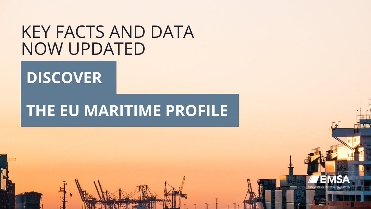 EMSA_EU's tweet photo. Updated with new information on a range of maritime sectors! 🚢🌊🐬🐟🛳️⛴️

Downloadable data showing a range of indicators, from safety to environmental.

The EU Maritime Profile is a one-stop shop for key maritime data and information.
⬇️
https://t.co/gQBAk1ZEhr https://t.co/9PViFb1y57