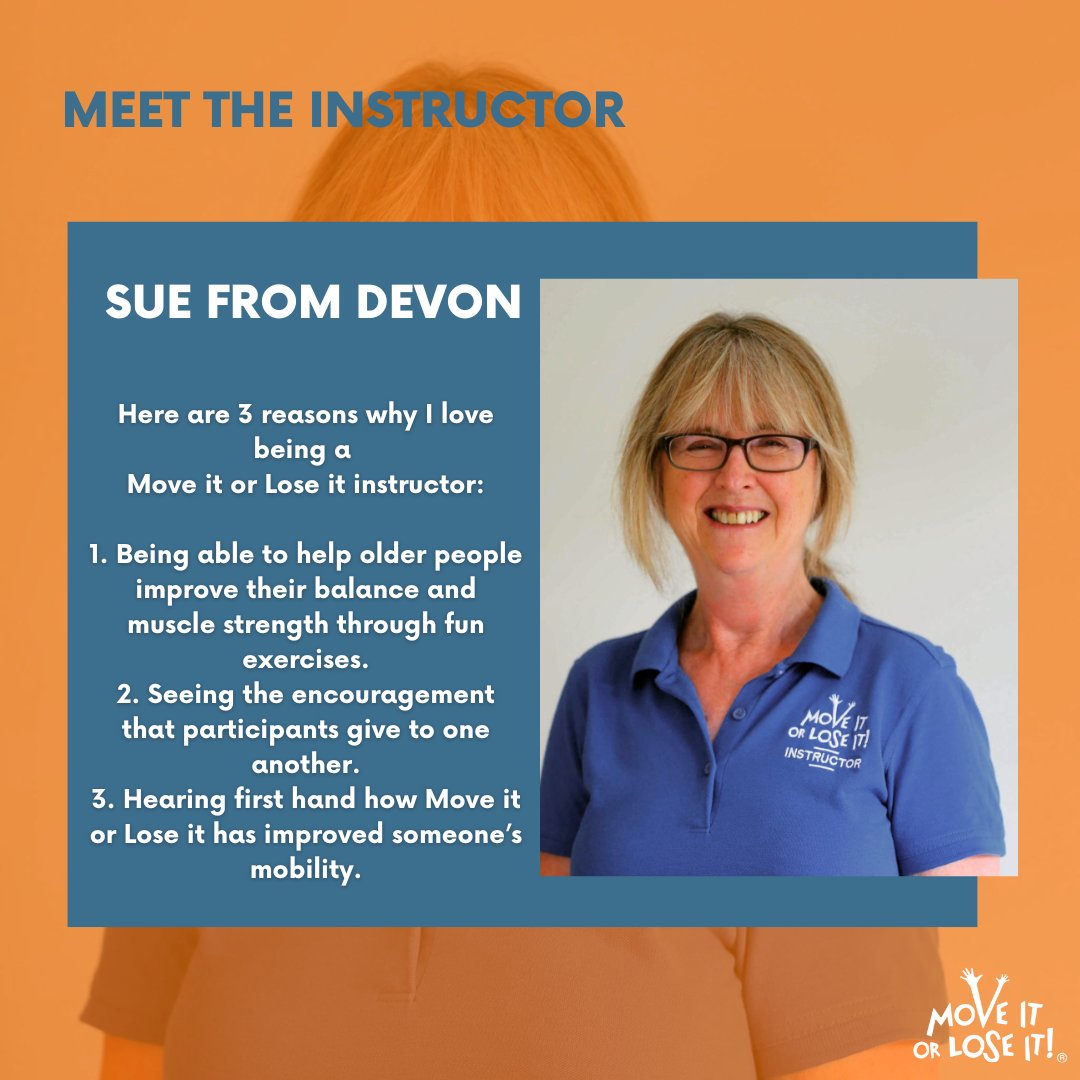 moveitorloseit1's tweet photo. Meet Sue from Devon with 3 reasons she loves being a #MoveitorLoseitinstructor.
If you would like to know more about a career that is flexible and rewarding, click here: https://t.co/8nlLHkZD3x
#newcareers #flexiblecareer #trainingopportunities #earnextraincome #boostincome https://t.co/btIrtJFoDy