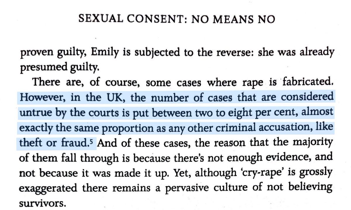 SadieScheuer's tweet photo. Lying about any crime, especially rape, is a terrible thing to do. But don’t let the media fool you into thinking it’s anywhere near as common as they make out. False allegations for rape are at the same level as for any other crime, and many cases of rape go unreported. https://t.co/qYOh2zhivi
