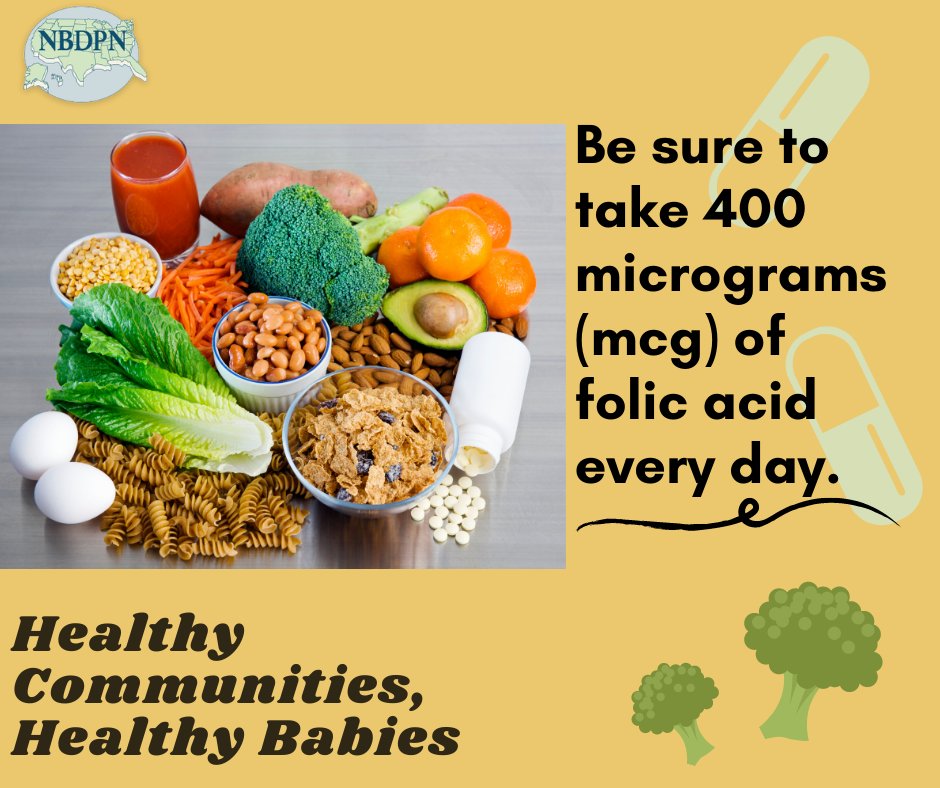 Do you have questions about the MTHFR gene variant and folic acid?? Check out the CDC’s page here: cdc.gov/ncbddd/folicac… #HealthyCommunitiesHealthyBabies #NBDAM