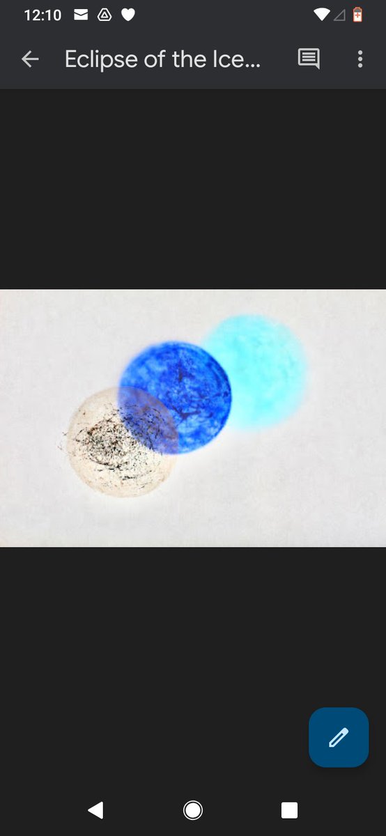 Ice and Mycelium eclipse.
My drawing from the wonderful #winteringwell <a href="/DrawingProjects/">Drawing Projects UK</a> 
It's about the climate crisis - with hope from #fantasticfungi 
Thanks to everyone involved. 🥰