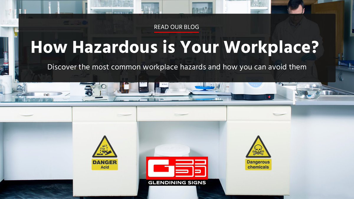 Whatever your workplace, there are countless hazards which can be dangerous to employee health & safety. Read our latest blog to find out how you can help avoid common workplace hazards. ow.ly/Ov8n50M5oTp 

#WorkplaceHazards