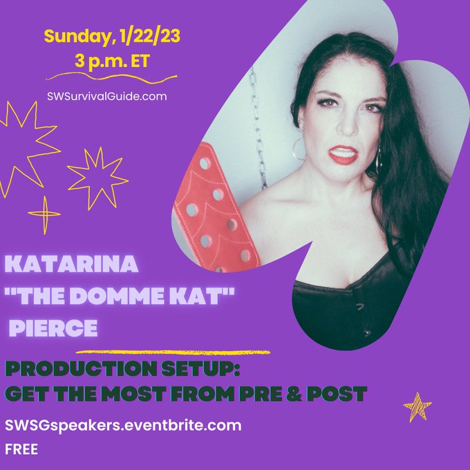 . @TheDommeKat will present a FREE workshop on 1/22 with a focus on trade shoots with other talent!  ❓What<a class="tags" target="_blank" title="On Twitter" href="/?out=eyJ0eXAiOiJKV1QiLCJhbGciOiJIUzUxMiJ9.eyJpYXQiOjE3MjQ4NzI2MjUsImlzcyI6InR3cG9ybnN0YXJzLmNvbSIsIm5iZiI6MTcyNDg3MjYyNSwiZXhwIjoxNzU2NDA4NjI1LCJyZWRpcmVjdF91cmwiOiJodHRwczovL3R3aXR0ZXIuY29tL1RoZURvbW1lS2F0In0.Ea0U7-5q2tKaZydSj8rS9DswCHU06HrklzcvVVHh3EeVsPvZkrtDWmp125SmD9idfyWzx9wA-phTizSVBs4gUQ">@TheDommeKat</a>