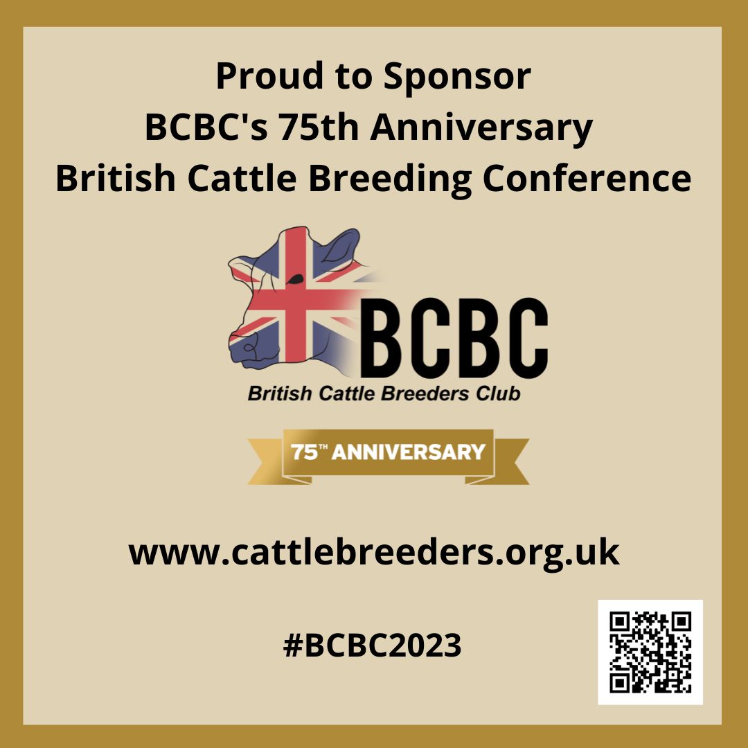 We're proud to sponsor the 75th British Cattle Breeding Conference taking place on 23rd-25th January 2023! 🐄 Full conference details and tickets can be found here 👉 cattlebreeders.org.uk #BCBC2023 #cattlebreeders #teamdairy #teambeef #75thBCBCConference @CattleBreeders