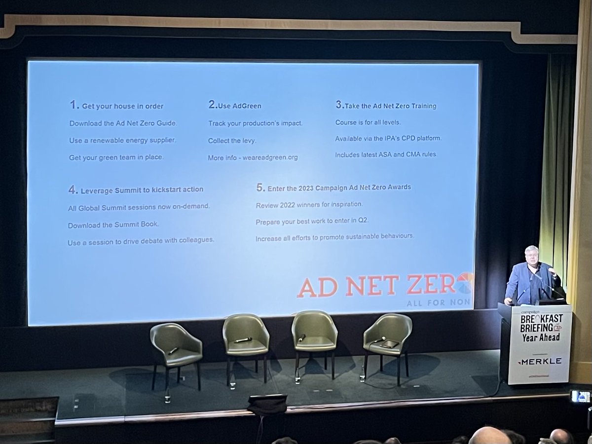 MattBourn's tweet image. Here are the 5 actions everyone in U.K. #advertising can take now #AdNetZero #CamYearAhead ⁦@ad_association⁩