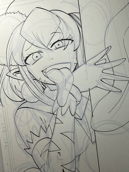 ペン入れ完了!
仕上げしてきます! 