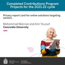 PrivacyPrivee's tweet image. This @Concordia project sheds light on the privacy and security issues in mobile apps intended for elderly users.   

See the results of their analysis of 146 popular Android apps: priv.gc.ca/en/opc-actions… #ContributionsProgram