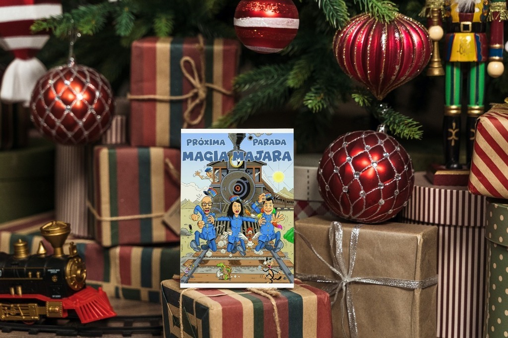 MagiaMajara's tweet photo. 👑🎁 ¿Ya has escrito tu carta a los Reyes Magos?
¿¡Qué mejor regalo que una experiencia en familia llena de magia y muchas risas?¡

🎁 ¡Estas Navidades, regala Magia Majara! 🎁

🎟 Consigue tus entradas en el siguiente enlace o en el link de la BIO de… https://t.co/bBQc1fDofe https://t.co/GiEYvMbZMB