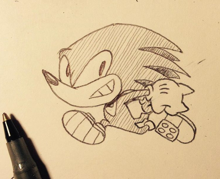ソニック 「doodles of some Sonics 」|Scott W.のイラスト