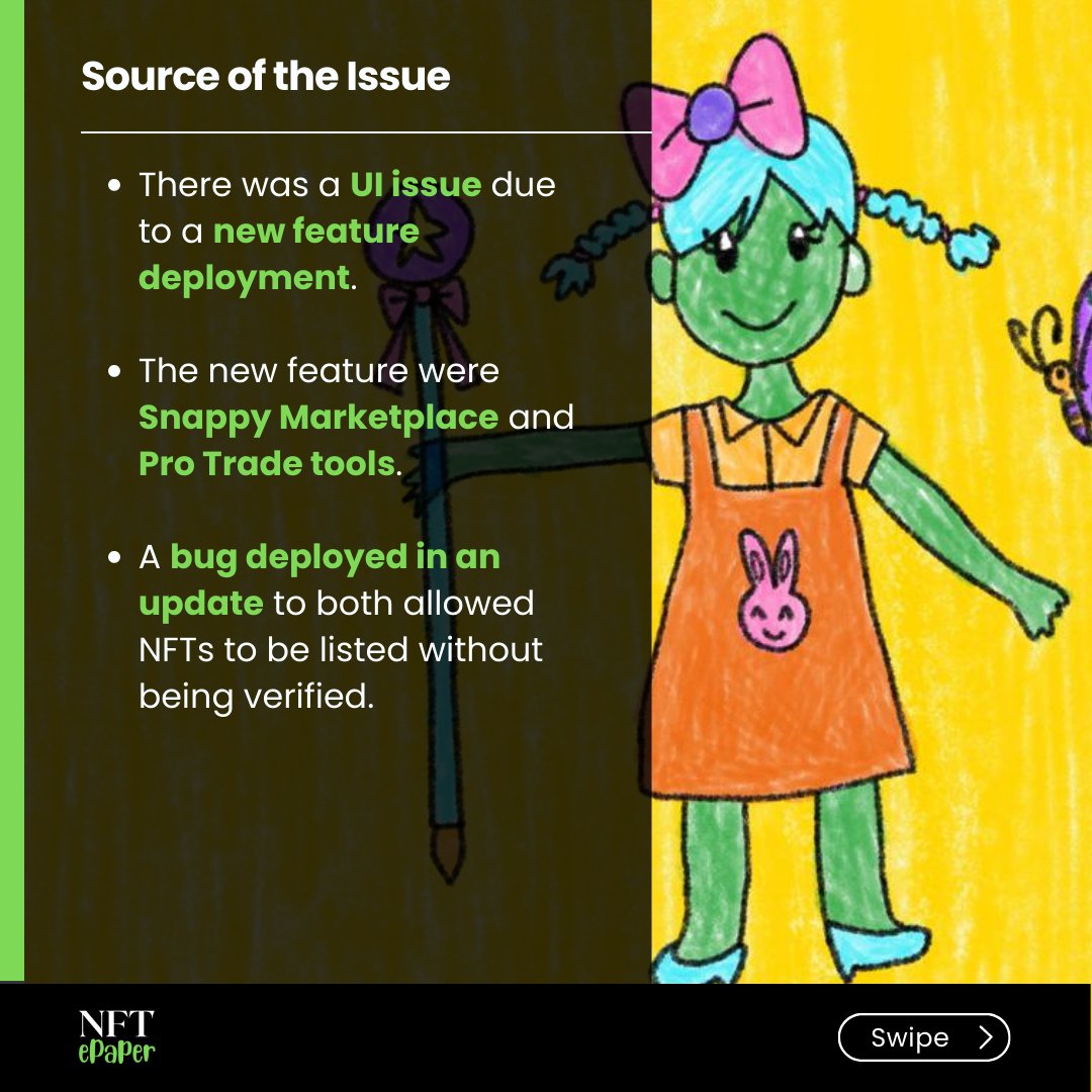 nftepaper's tweet photo. NFT News update.

#NFTs #NFT #NFTCommunity #NFTGiveaways #nftepaper #MagicEden #Solana #SolanaGiveaway https://t.co/E9akR46BYt