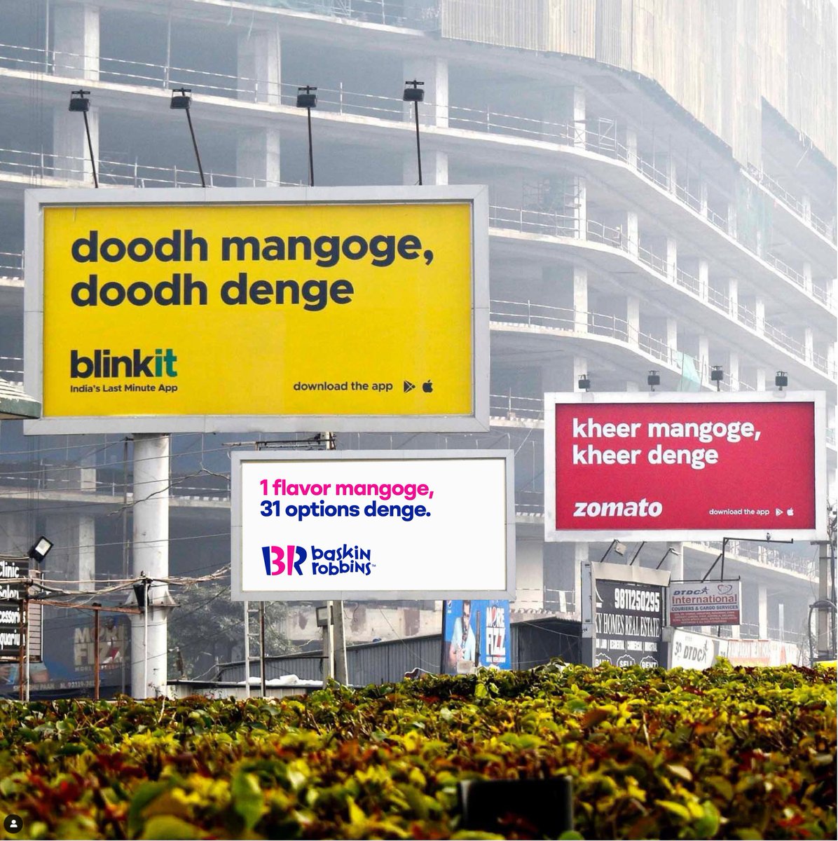 BaskinRobbinsIn's tweet image. We said what we said! 😏 #SpoiltForChoice

 @letsblinkit @zomato 

 #BaskinRobbins