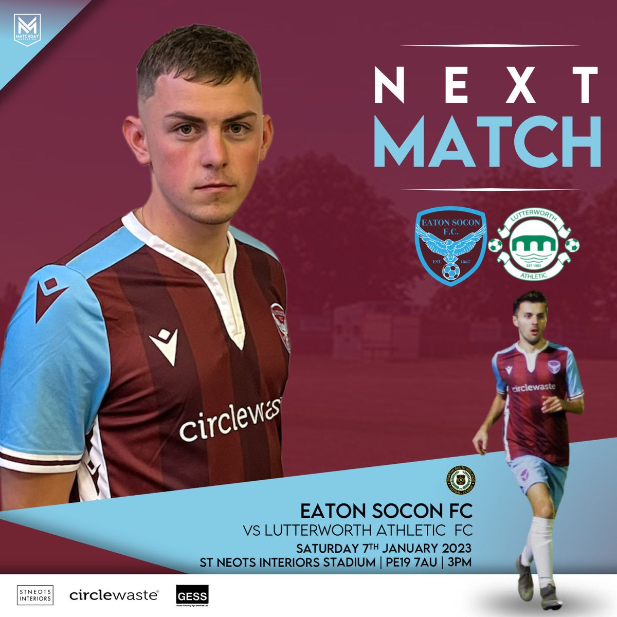 In our first home game of 2023 we entertain @AthoOfficial in a 2pm KO at the St Neots Interiors Stadium! Come and get behind the lads and have a beer 🍻 <a href="/squeezefootball/">Squeeze</a> @SSML2022 <a href="/SpartanSMFL/">Spartan South Midlands</a> <a href="/GroundhopperUK/">Football Grounds and Groundhopping</a> <a href="/CambsNonLeague/">Cambridgeshire Non-League News</a> <a href="/blackcatradio/">Black Cat Radio</a> <a href="/HuntsFA/">Huntingdonshire FA</a>