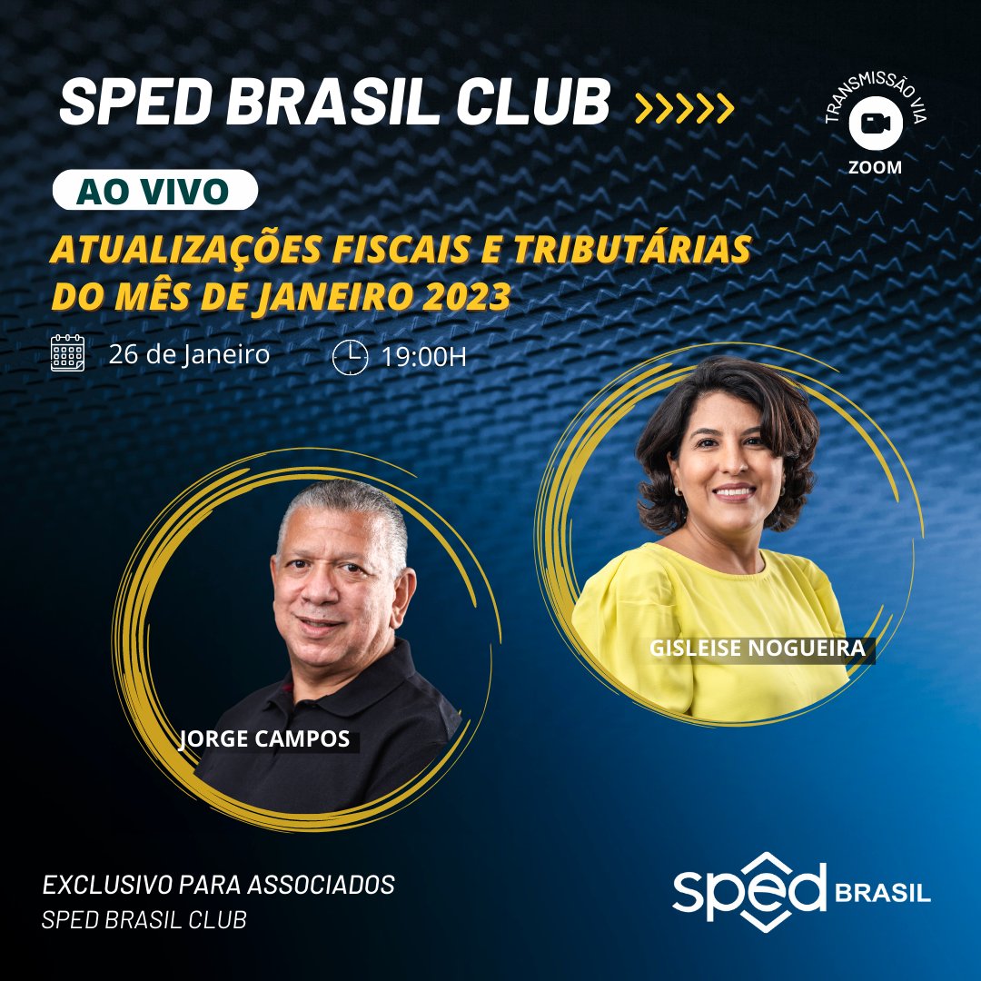 spedbrasil's tweet photo. Participe do primeiro debate ao vivo do SPED Brasil Club em 2023, no dia 26 de Janeiro, às 19:00, via Zoom, com os associados do SPED Brasil Club👇

🔗 https://t.co/uch6CzoXGY https://t.co/Fse3DZJdsy