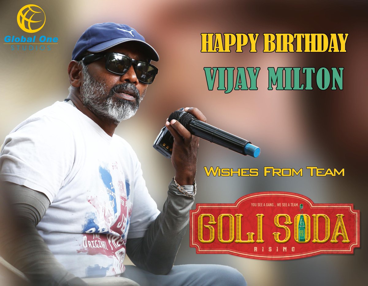 Global One Studios (@globalonestudio) on Twitter photo Happy Birthday wishes to the super-talented director <a href="/vijaymilton/">sd.vijay milton</a> @golisodarising <a href="/globalonestudio/">Global One Studios</a> <a href="/directorcheran/">Cheran</a> <a href="/shaamactor/">SHAAM</a> <a href="/nambessan_ramya/">Ramya Nambessan</a> Happy Birthday wishes to the super-talented director <a href="/vijaymilton/">sd.vijay milton</a> @golisodarising <a href="/globalonestudio/">Global One Studios</a> <a href="/directorcheran/">Cheran</a> <a href="/shaamactor/">SHAAM</a> <a href="/nambessan_ramya/">Ramya Nambessan</a>