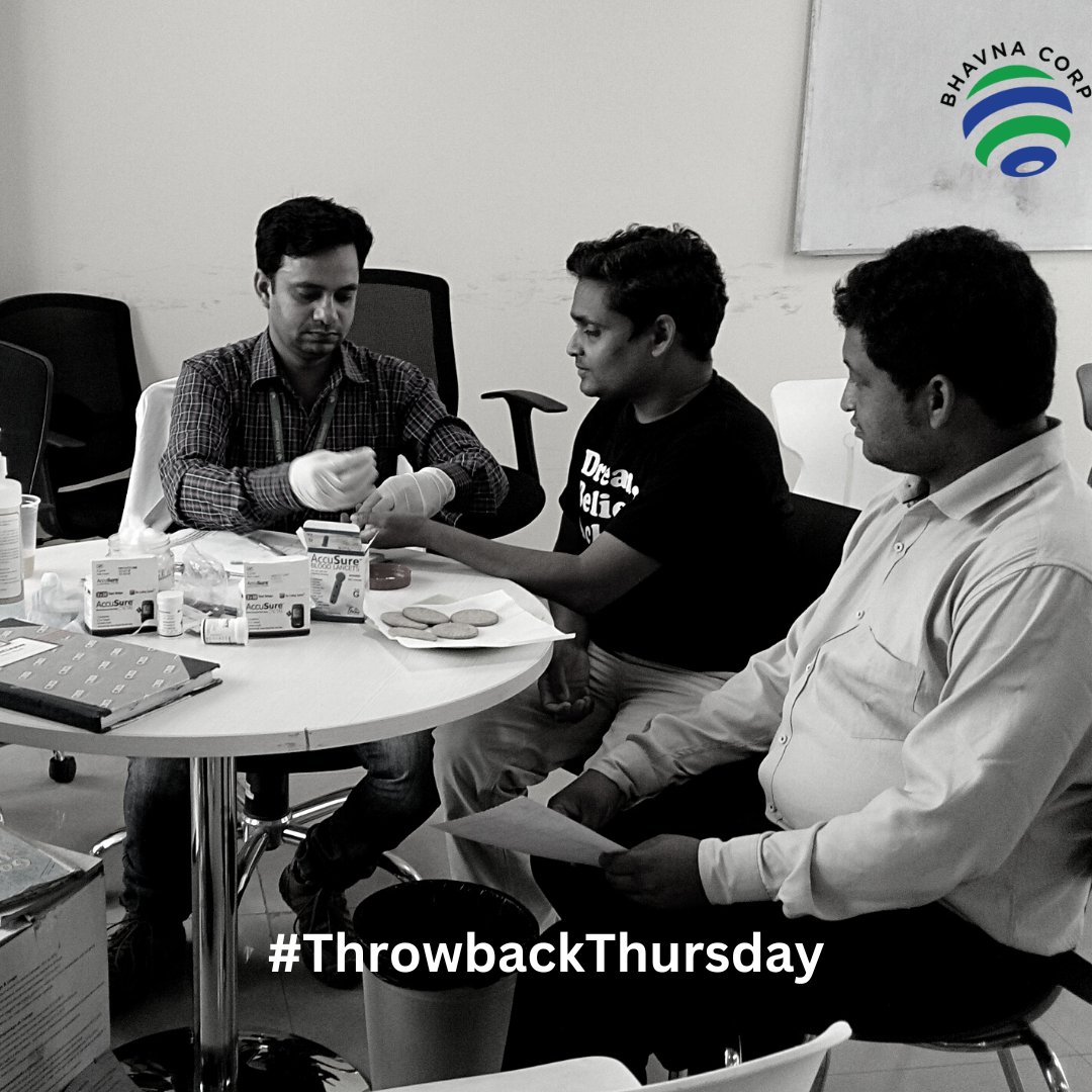 BhavnaCorp's tweet photo. This #throwbackthursday we recollect the times when we arranged the Employee Health Checkup Camp for our employees at Bhavna Corp, Noida Design Center. 

#throwback #throwbackmemories #thursdaythoughts #thursdayvibes #health #noida #wellbeing #wellness #LifeatBhavna #BhavnaCorp. https://t.co/lrKxuyHKqu