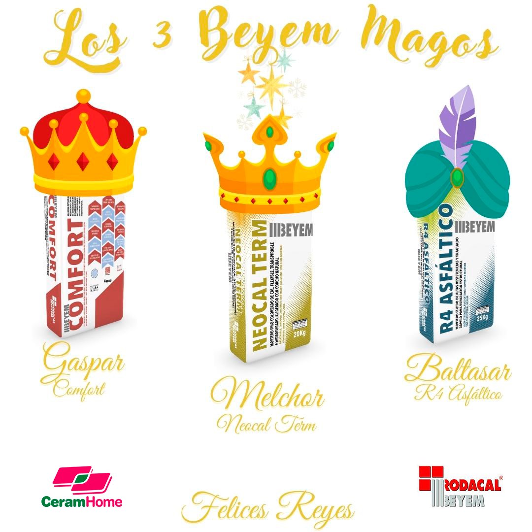 Ceramhome_es's tweet photo. De la mano de @rodacalbeyem   queremos desearos una feliz noche de reyes y que los tres reyes beyem os traigan muchas cosas!!

#navidad #reyesmagos #rodacalbeyem #ceramhome #gaspar #melchor  #baltasar https://t.co/LS2bNhsWeK