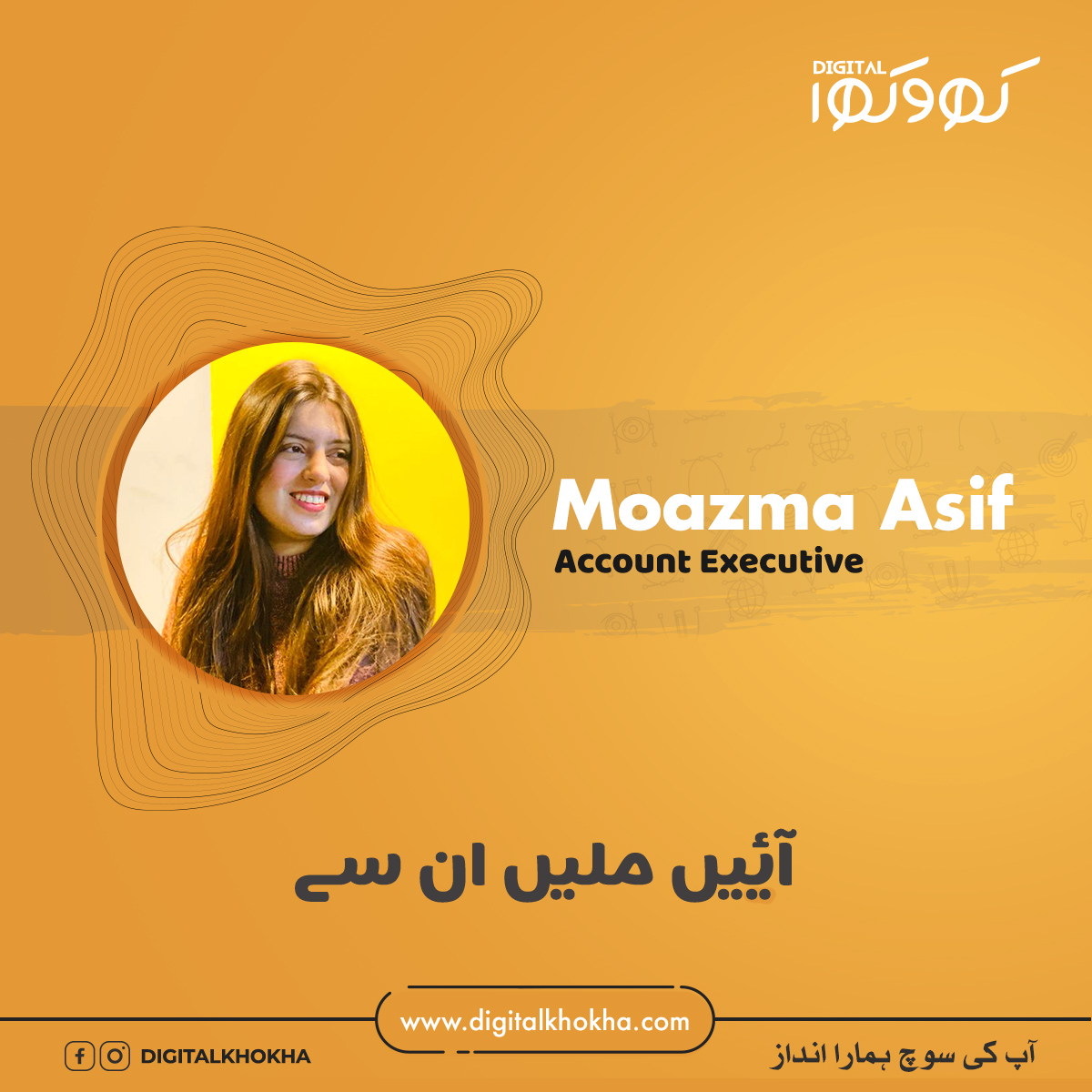 DigitalKhokha's tweet photo. Introducing our very own Bebo. We are so grateful for the hard-working and dedicated Moazma who makes our company what it is. Her passion and commitment to excellence do not go unnoticed, and we appreciate everything she does. 

Visit : https://t.co/EF8ExSAt5g 

#mediahouse https://t.co/MFCukyQBvX
