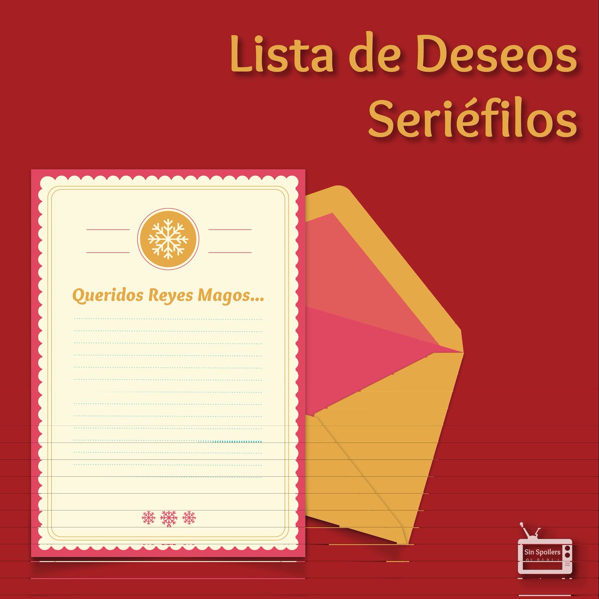 SinSpoilersR's tweet photo. 👑👑👑 Antes de que lleguen esta noche los Reyes Magos, pásate por nuestro podcast para saber cuáles son nuestros deseos seriéfilos (y los de nuestros invitados) para este 2023 ✨

👉🏼 https://t.co/hUQ2272yV6 https://t.co/AORDIo1e7z