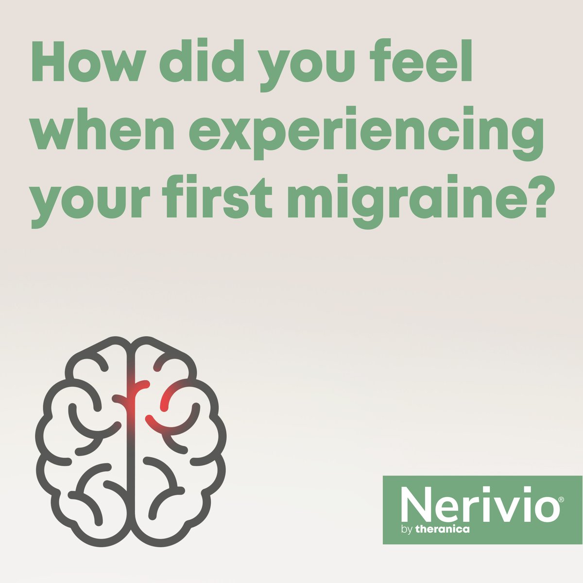 Let’s talk #migraine. 🧠Share in the comments below how you felt when you experienced your first migraine.